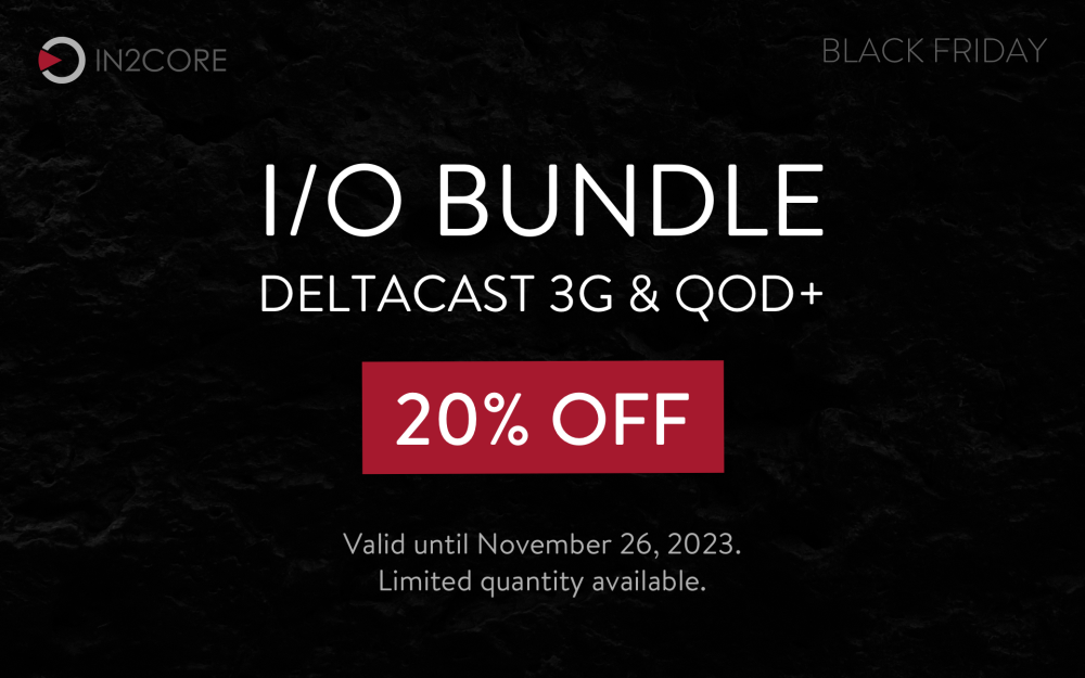 Black Friday I/O Offer