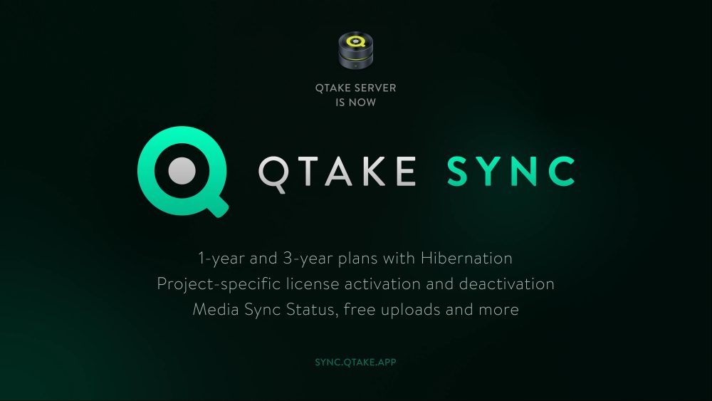 QTAKE Server is now QTAKE Sync