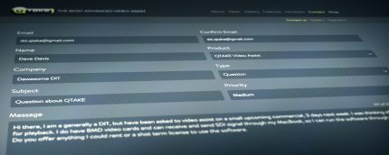 QTAKE Support - Submit a Support Ticket