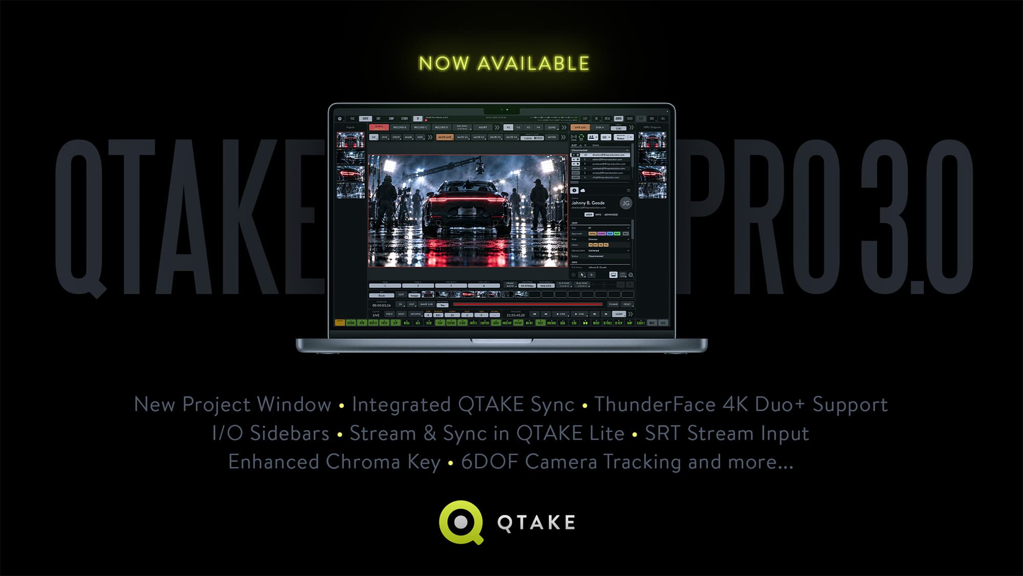 Introducing QTAKE Pro 3.0
